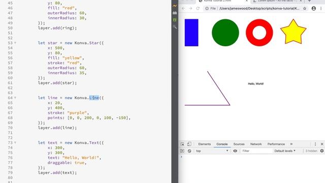 KonvaJS Tutorial, Part 2 смотреть онлайн