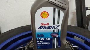 óleo Shell Advance  Ultra Sintético 15w50