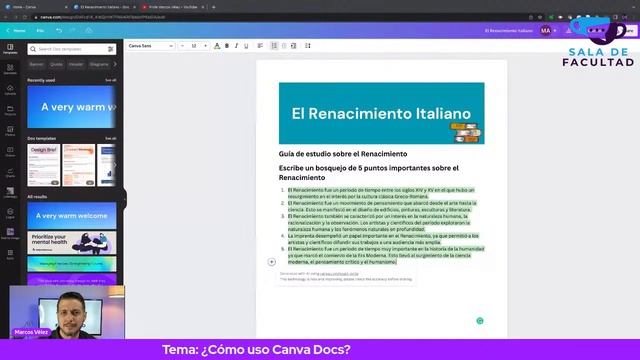 ¿Cómo uso Canva Docs? смотреть онлайн