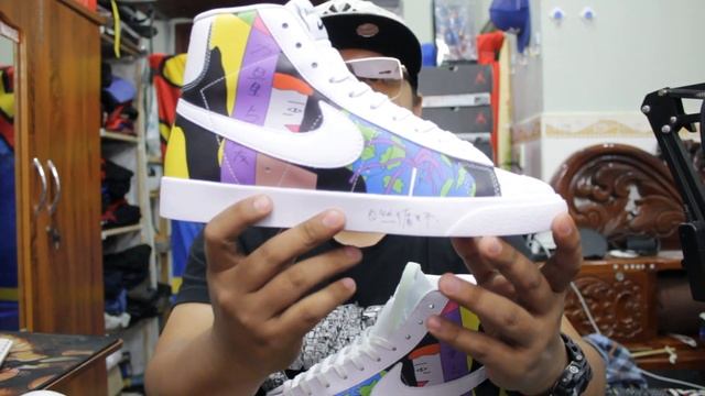 Nike Blazer Mid 77 "Ruohan Wang"|Kuya M Vlogs смотреть онлайн