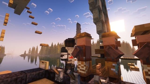 Minecraft Portal Time Lapse + The Northern Light Story смотреть онлайн