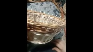 Плетение подарочной корзины из ивы.