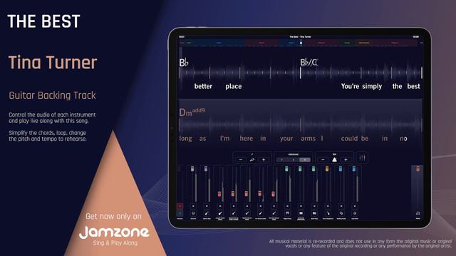 Guitar Backing Track | The Best - Tina Turner смотреть онлайн
