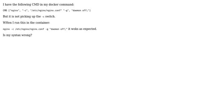 DevOps & SysAdmins: docker CMD command for nginx with config specified смотреть онлайн