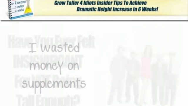 GROW TALLER 4 IDIOTS