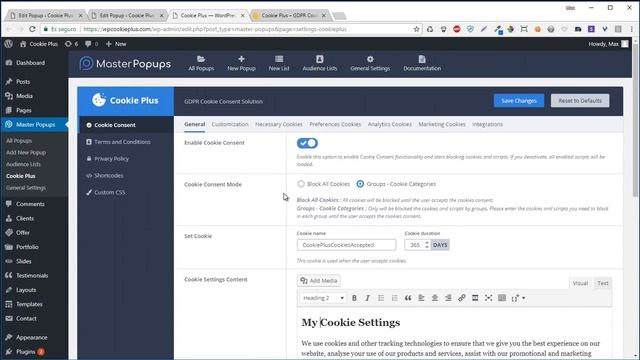 Cookie Plus - GDPR Cookie Consent Solution for WordPress (Tutorial) смотреть онлайн