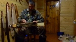 первичная обработка шкурок куницы . часть №2.