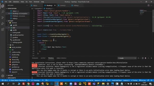#18 - React Native İle Mobil Uygulama Geliştirme: OpetClone App Uygulaması - Drawer Menü смотреть онлайн