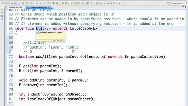 Java Collection Framework 4 : List Interface смотреть онлайн