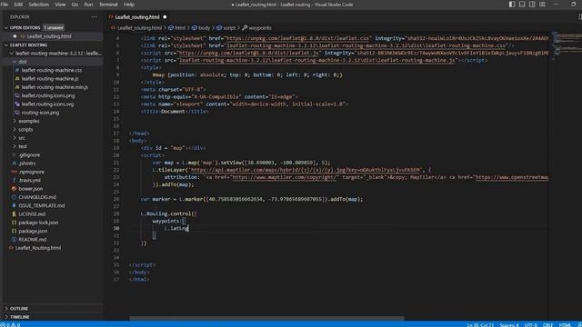 Leaflet Routing Machine смотреть онлайн