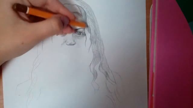 Как нарисовать портрет поэтапно простым карандашом смотреть онлайн