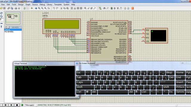 Interfacing Serial Port with PIC18F4550 смотреть онлайн