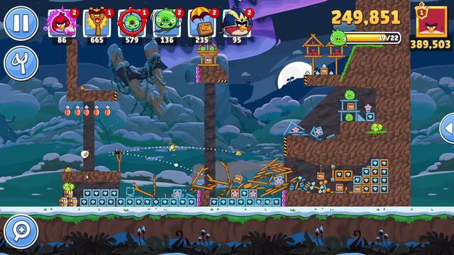 Angry Birds Friends Level 3 Tournament 1352 three stars NO POWER-UP walkthrough 2024-02-05 смотреть онлайн