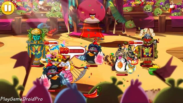 Angry Birds Epic ♥ Gameplay Walkthrough ♥ Team Bird Not To Knock Out Rivals смотреть онлайн