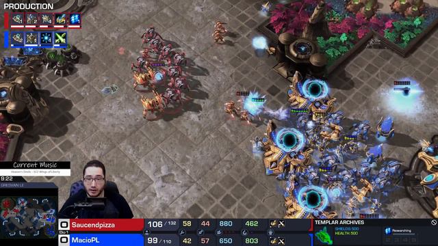 PSI STORM Against Protoss!? | StarCraft 2 SC2 Viewer Game PvP Toss Match смотреть онлайн