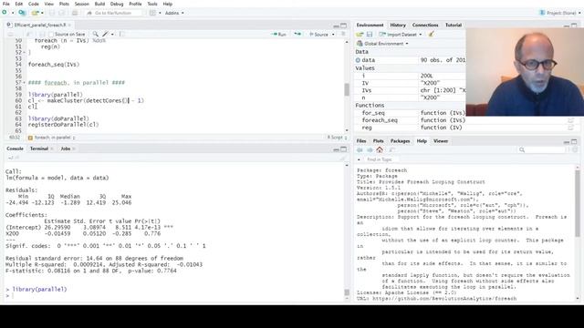 Running loops in parallel in R using foreach смотреть онлайн