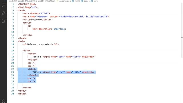 Class 14 - Node JS смотреть онлайн