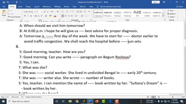 Assignment (4th Week), English, VII смотреть онлайн