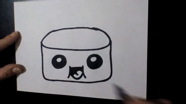 KAWAII РИСУНКИ | Как нарисовать суши - How to draw sushi Как нарисовать милые рисунки смотреть онлайн