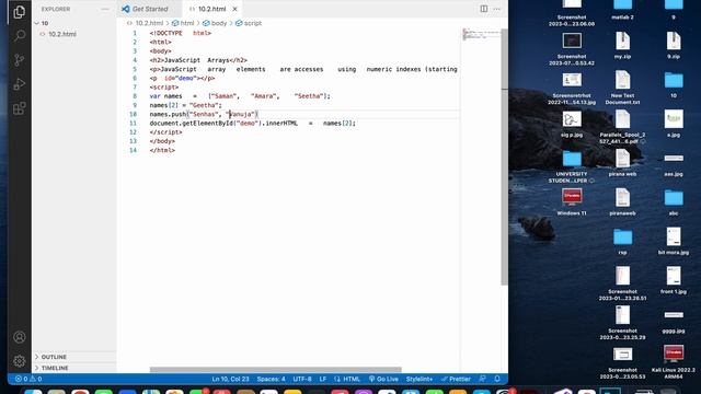 BIT | web development | javascript | Activity 10.2 | in tamil смотреть онлайн