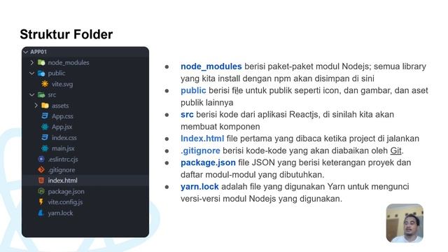 04 REACT JS TUTORIAL - MEMBUAT DAN KOMPILASI PROJEK #pojokcode #reactjs смотреть онлайн