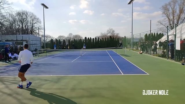 Novak Djokovic Practice - Belgrade 2023 | Court Level View In 1080p