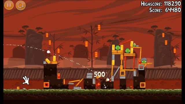 Angry Birds Seasons Year of the Dragon 1-4 Walkthrough 3 Stars - Angry Birds Seasons 2012 смотреть онлайн