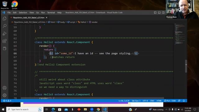 React 18 Intro using a CDN including a CDN for JSX Babel смотреть онлайн