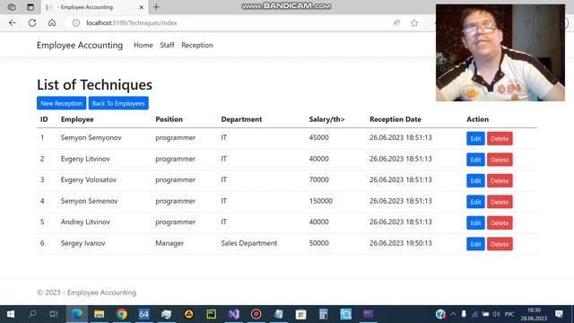 Практика C# Учет сотрудников финальная версия смотреть онлайн