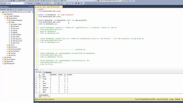 MS SQL #15 (OVER, PARTITION BY) смотреть онлайн