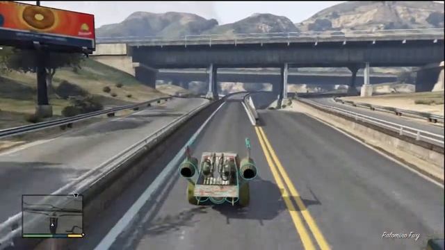 Grand Theft Auto V - Alien Car! - Space Docker Car