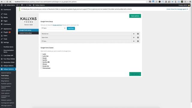 Fonts setup in Kallyas options ( Kallyas WordPress theme v4.0 ) смотреть онлайн
