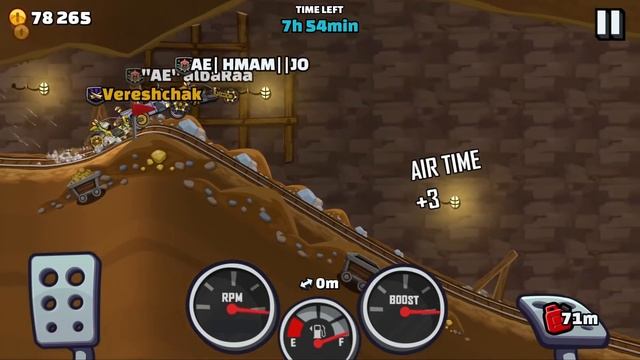 Hill Climb Racing 2 - 46935 points in PANIK Team Event смотреть онлайн