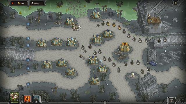 Kingdom Rush Blackburn Castle Iron Закончил Прохождение(RUS) смотреть онлайн