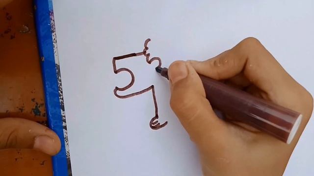 Draw from Numbers | Step by step using 123 | 1 to 10 simple Drawing for Kids | Fun with Number 1234 смотреть онлайн