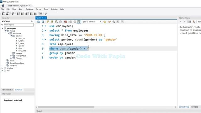 What is the difference between HAVING and WHERE clause | GROUP BY and Having clause смотреть онлайн