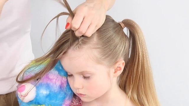 2023 Easy, Cute Kids Pigtail Hairstyle! смотреть онлайн