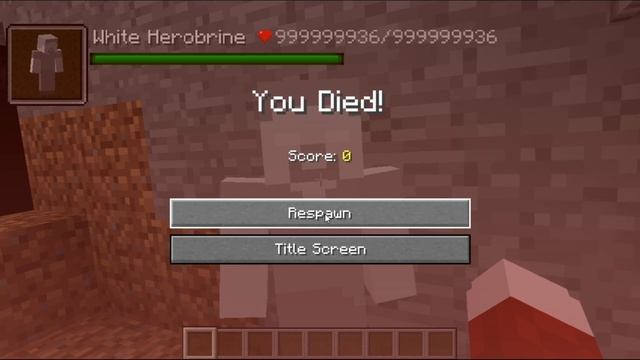 White Herobrine vs Wither storm in minecraft creepypasta смотреть онлайн