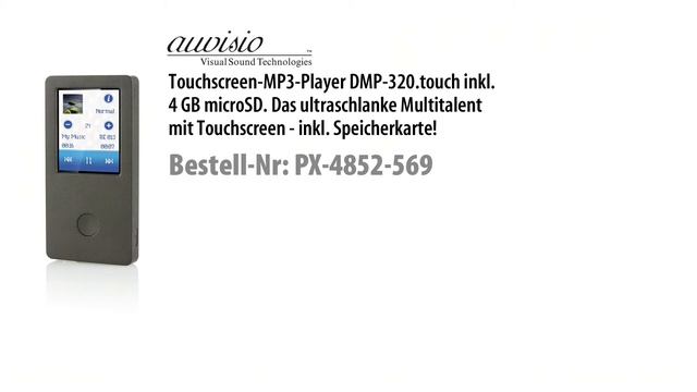 auvisio Touchscreen-MP3-Player DMP-640.touch mit Kamera + 4 GB microSD смотреть онлайн