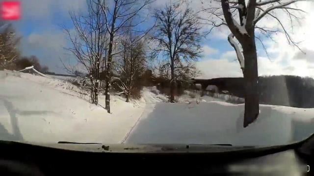 Глубокий снег ❄❄❄ на Renault Sandero Stepway 2 ?????? смотреть онлайн