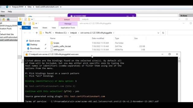How to Install let's Encrypt with IIS on Window server 2022 смотреть онлайн