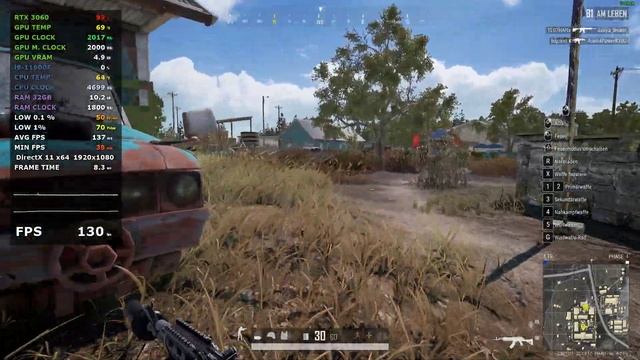 ▶️PLAYERUNKNOWN'S BATTLEGROUNDS 1080P Ultra Settings (i9-11900F/RTX3060/32GB) смотреть онлайн