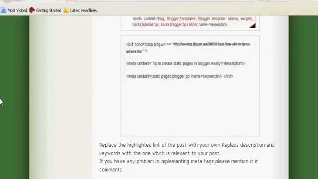 Add meta tag to every post in your Blogger or Wordpress Blog http://how-blogz.blogspot.com/ смотреть онлайн