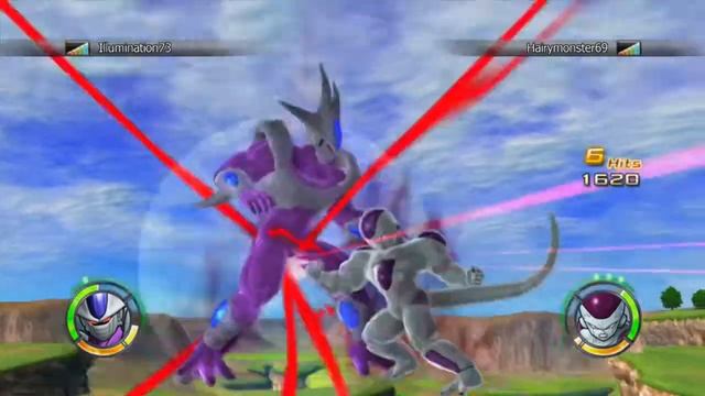 Dragon Ball Z Raging Blast 2 Player Match Game play 2B смотреть онлайн