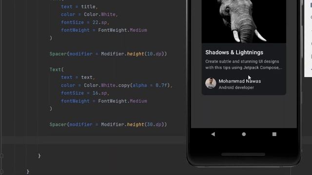 Create a post card in Android jetpack compose - part 7 смотреть онлайн