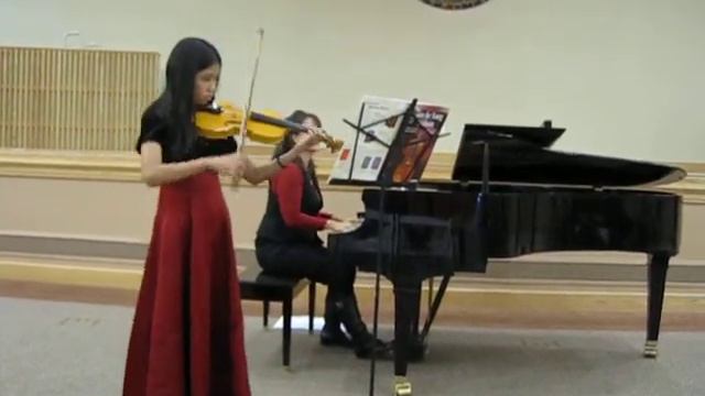 Angel Wong Performed Dvorak Sonatina In G, Op. 100 Allegro 2-20-10.AVI