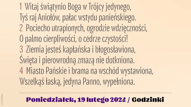 #Godzinki | 19 lutego 2024 смотреть онлайн
