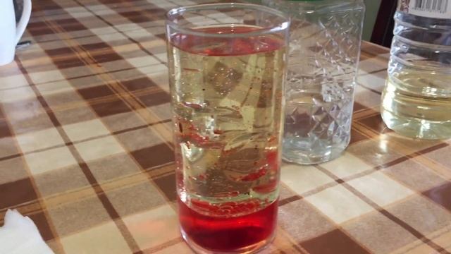 Что будет если??? Масло,вода,сода и уксус!!! Получаем лаву в стакане!!)) смотреть онлайн