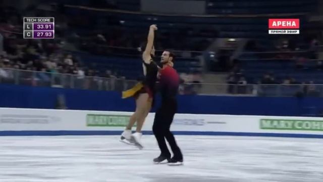 Laurence FOURNIER BEAUDRY / Nikolaj SORENSEN (DEN), short dance, European Championships, 28.01.2016 смотреть онлайн