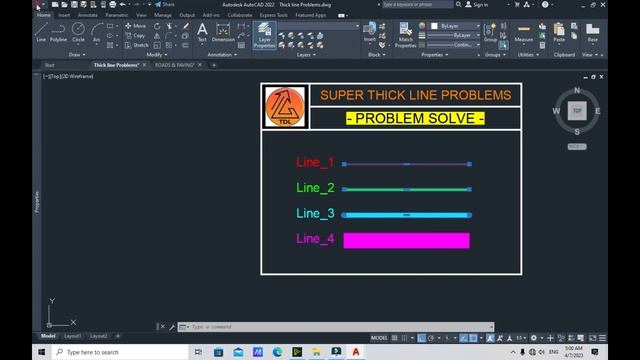 Super Thick Line Problems in AutoCAD- Solved | Sobrang Kapal na Lines sa AutoCAD, Paano ang Solusyo смотреть онлайн